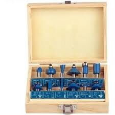 Freze Uç Seti 12 Parça 8 mm Sap Wert