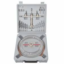 Vantuzlu Daire Testere Seti (Ø 30-120mm) Panç