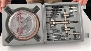 Vantuzlu Daire Testere Seti (Ø 30-120mm) Panç