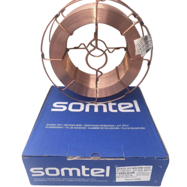 Sg2 Gazaltı Kaynak Teli 08 Mm. 15 Kg Somtel