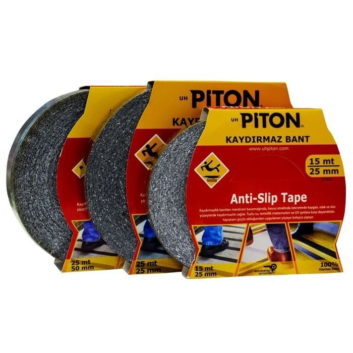 Merdiven Kaydırmaz Bant 25mt 25mm Piton