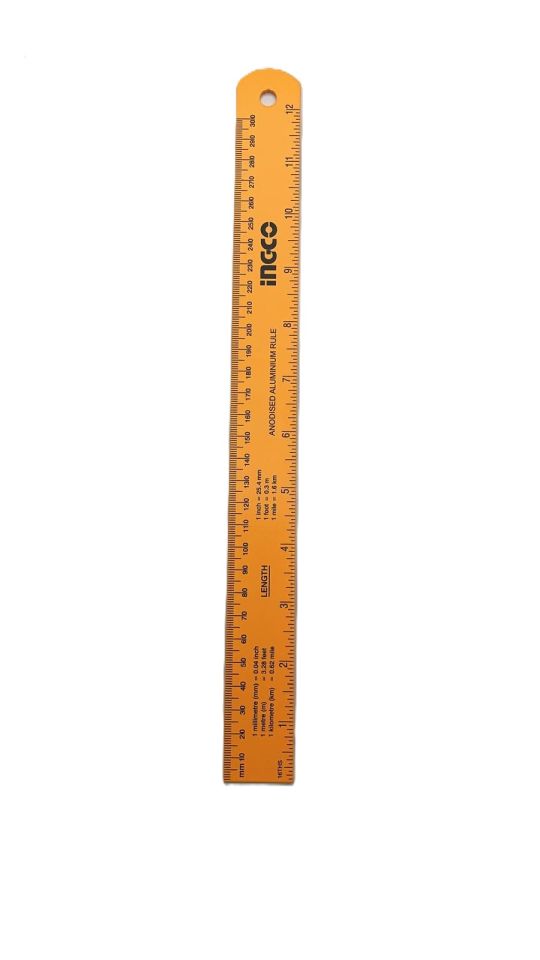İngco Alüminyum Cetvel 30 Cm Hsr23002