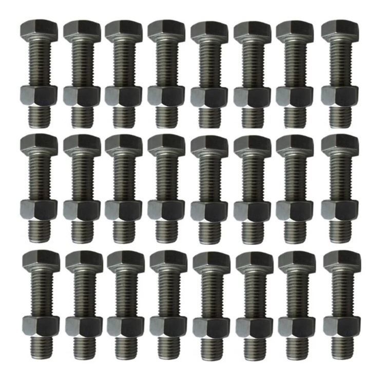 Çapa Makinası Bıçak Civata Takımı 24 Takım M8-3 Cm