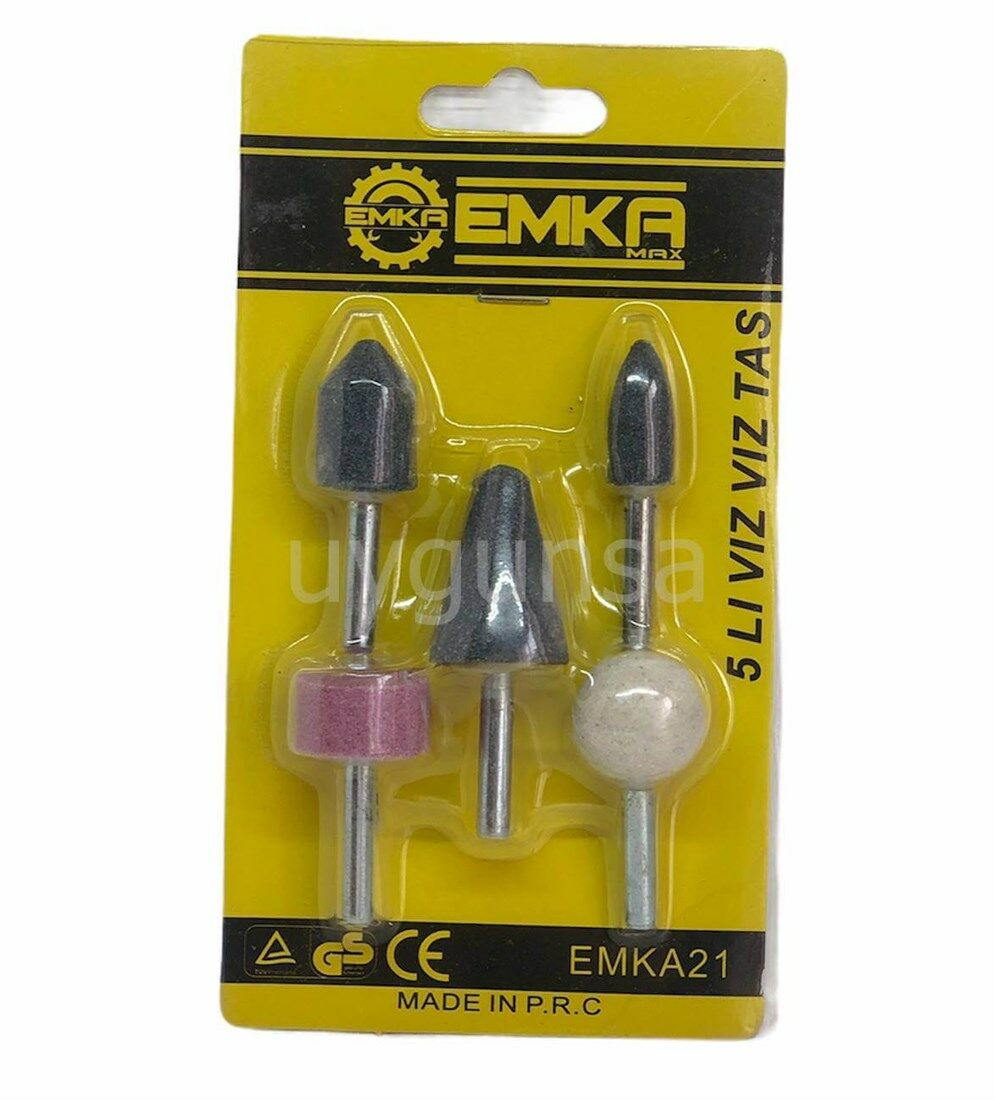 Emka 5 Parça Mini Kalıpçı Taşlama Seti Uç Vızvız Seti