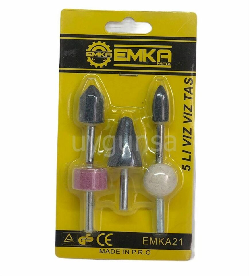 Emka 5 Parça Mini Kalıpçı Taşlama Seti Uç Vızvız Seti
