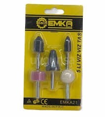Emka 5 Parça Mini Kalıpçı Taşlama Seti Uç Vızvız Seti