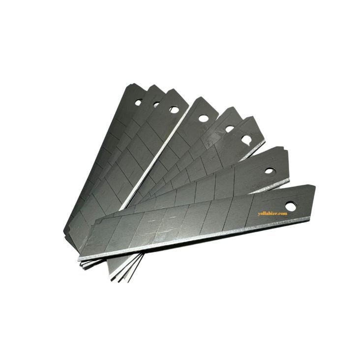 Maket Bıçağı Falçata Ağzı Yedeği Kalın 0.5x18mm 100 Adet