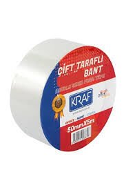 Çift Tarafli Şeffaf Bant 50*25