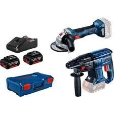 Bosch Gbh 180-LI + GWS 180 Li Akülü Kırıcı Delici ve Taşlama Seti 2'li 18 Volt Box