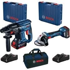 Bosch Gbh 180-LI + GWS 180 Li Akülü Kirici Delici ve Taslama Seti 2'li 18 Volt Box