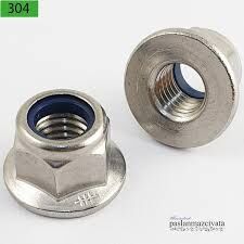 Fiberli Flanşlı Somun M8 DIN6926