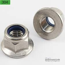 Fiberli Flanşlı Somun M8 DIN6926