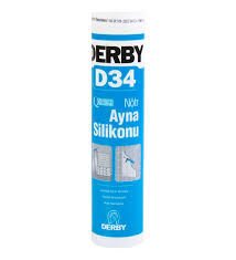 Ayna Silikonu Derby Şeffaf D34 320gr